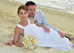 Justine+Anthony : leur mariage de rêve à Maurice