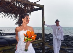 Karine+Christophe : mariage pluvieux, mariage heureux au Preskil à Maurice