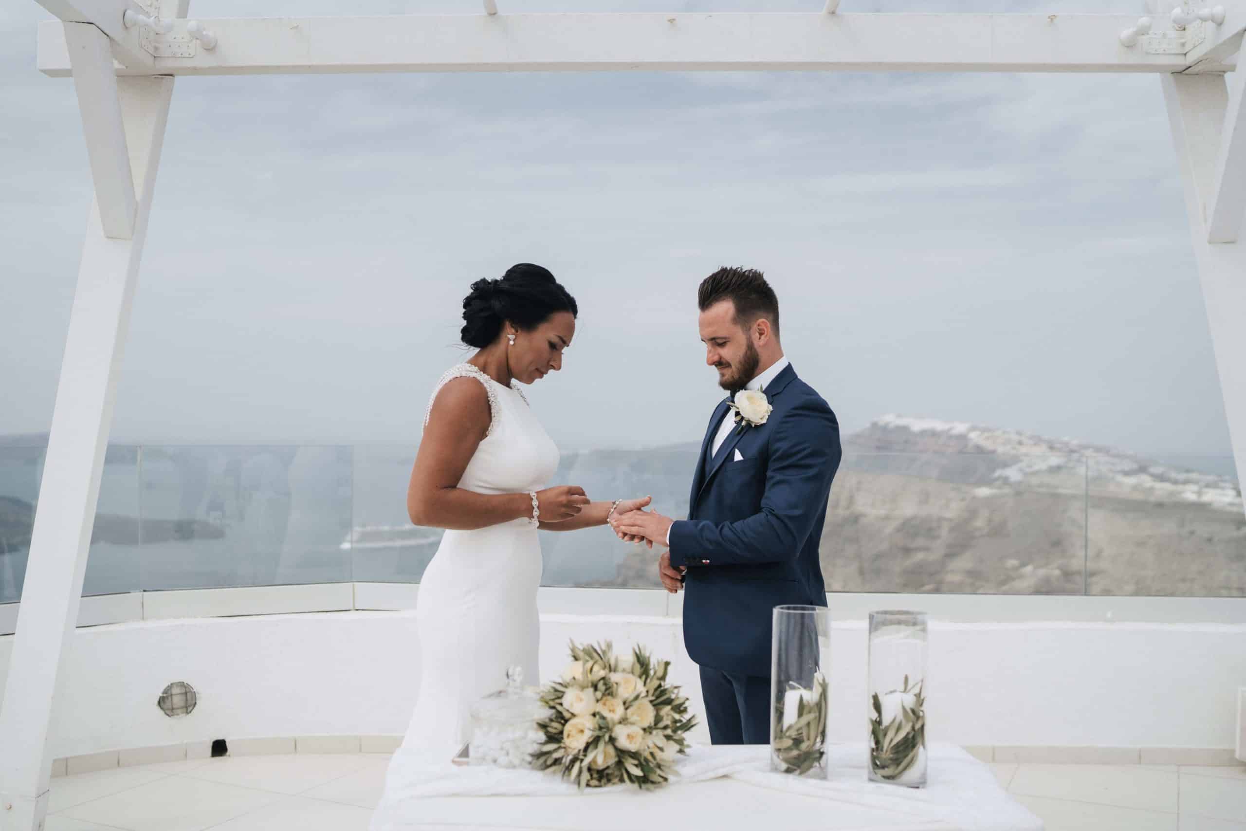 mariage santorin